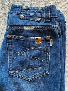 Discaver Jeans High Rise Straight Leg Denim Blue Size 30